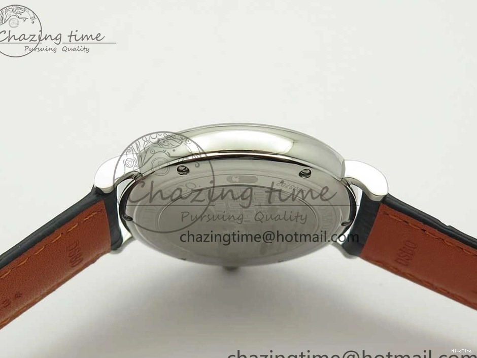 MIROTIME 0419 Portofino Automatic SS FKF 1:1 Best Edition Blue Dial on Blue Leather Strap A Cozy 7133